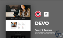 Devo - Agency Template - Elementor Kit