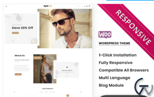 Eyetra The Glasses Store WooCommerce Theme 1