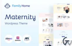 FamilyHome - Pregnancy and Maternity WordPress Theme