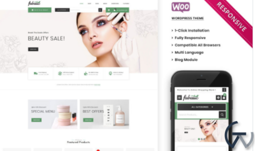 Fabatic The Premium Cosmetic Store WooCommerce Theme