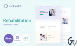 GoHealth - Rehabilitation Website Template WordPress Theme