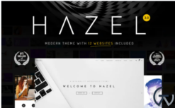 Hazel - Clean Minimalist Multi-Purpose WordPress Theme