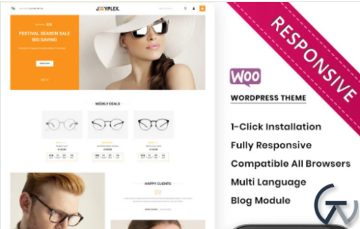 Joyplex The Eye Glasses Store WooCommerce Theme