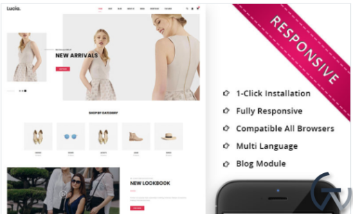Lucia The Fashion Store Responsive WooCommerce Theme