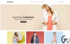Grace - Minimal Fashion Store WooCommerce Theme