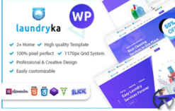Laundryka - Dry Cleaning Services WordPress Theme
