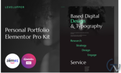 Levelupper - Web Portfolio Elementor Kit