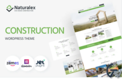 Naturalex - Construction Multipurpose Classic WordPress Elementor Theme