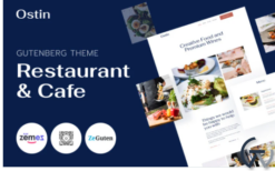 Ostin - Restaurant WordPress Theme for Gutenberg WordPress Theme