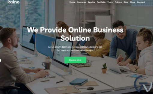 Raino Digital Agency One page WordPress Theme