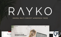 Rayko - Minimal Multi-Concept WooCommerce Theme