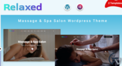 Relaxed - Massage & Spa Salon WordPress Theme