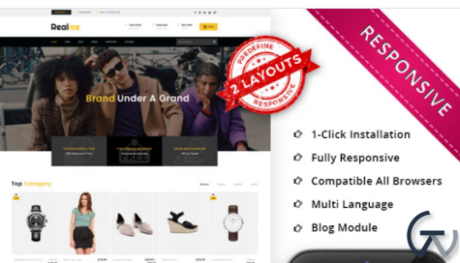 Realme Multipurpose Responsive WooCommerce Theme