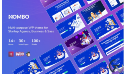 Mombo - Multipurpose Startup Agency and SaaS WordPress Theme
