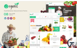 Organic - Food Elementor WooCommerce Theme