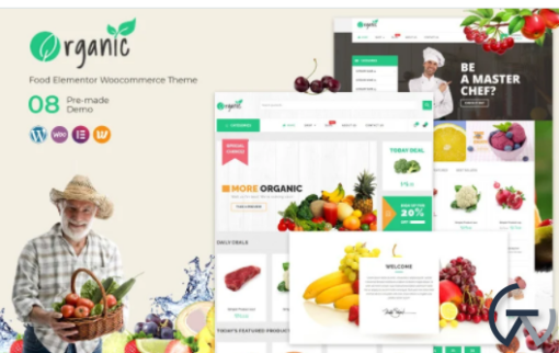 Organic Food Elementor WooCommerce Theme