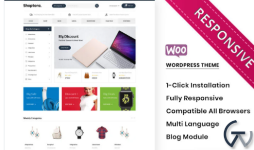 Shoptora The Mega Store Premium WooCommerce Theme