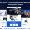 Socity IT Company Website Template WordPress Theme