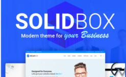 SolidBox - Modern Business WordPress Theme