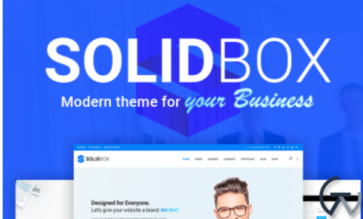 SolidBox Modern Business WordPress Theme