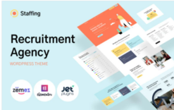 Staffing - Recruitment Agency Website Template WordPress Theme