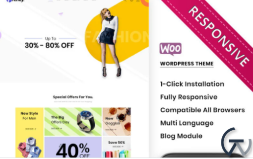Trendy The Fashion Store Responsive WooCommerce Theme
