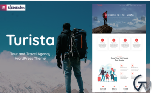 Turista Tour and Travel Agency WordPress Theme