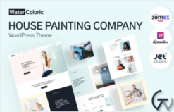 WaterColoric - House Painting Company WordPress Theme