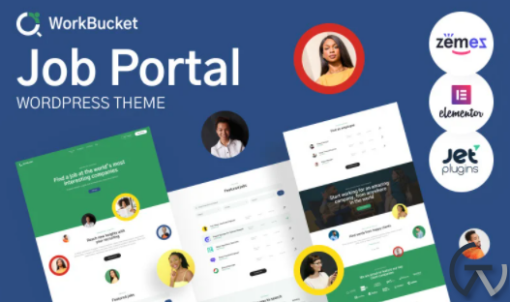 WorkBucket Job Portal Recruitment Directory WordPress Theme