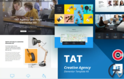TAT - Creative Agency One Page Elementor Kit