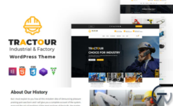 Tractour - Industrial / Manufacturing WordPress Theme
