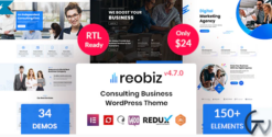 Reobiz – Consulting Business WordPress Theme(activated) 5.1.2
