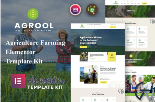 Agrool Agriculture Farming Elementor Template Kit