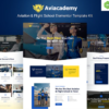 Aviacademy %E2%80%93 Aviation Flight School Elementor Template Kit