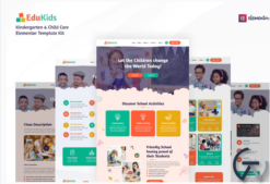 Edukids – Kindergarten & Child Care Elementor Template Kit