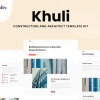 Khuli - Construction & Architecture Elementor Template Kit 2 Khuli Construction Architecture Elementor Template Kit