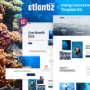 Atlantiz Diving School Elementor Template Kit 1