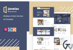 Janelas – Windows & Doors Services Elementor Template Kit
