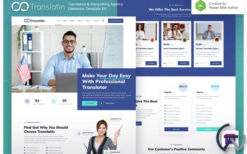 Translatin – Translation Services & Interpreting Agency Elementor Template Kit