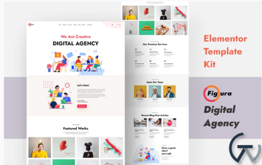 Figura Creative Agency Elementor Template Kit