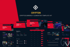 Crypton - Cryptocurrency Elementor Template Kit