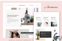 Anemone - Blog & Magazine Elementor Template Kit
