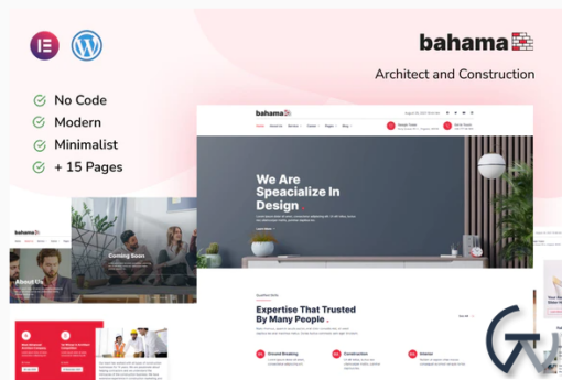 Bahama Contractor Architect Elementor Template Kit