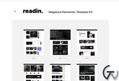 Readin - Blog & Magazine Elementor Template Kit