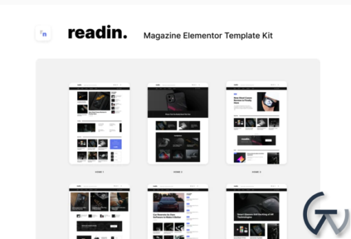 Readin Blog Magazine Elementor Template Kit