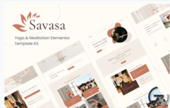 Savasa - Yoga & Meditation Elementor Template Kit