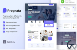 Pregnata – Pregnancy Care & Obstetrician Elementor Template Kit