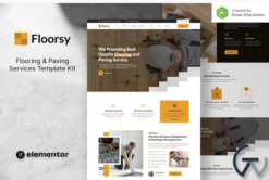 Floorsy – Flooring & Paving Services Elementor Template Kit