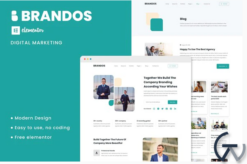 Brandos - Digital Marketing Elementor Template Kit