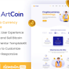 ArtCoin | Bitcoin & Cryptocurrency Elementor Template Kit 3 ArtCoin Bitcoin Cryptocurrency Elementor Template Kit